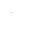 White badge icon featuring a checkmark inside a gear shape with two ribbons.